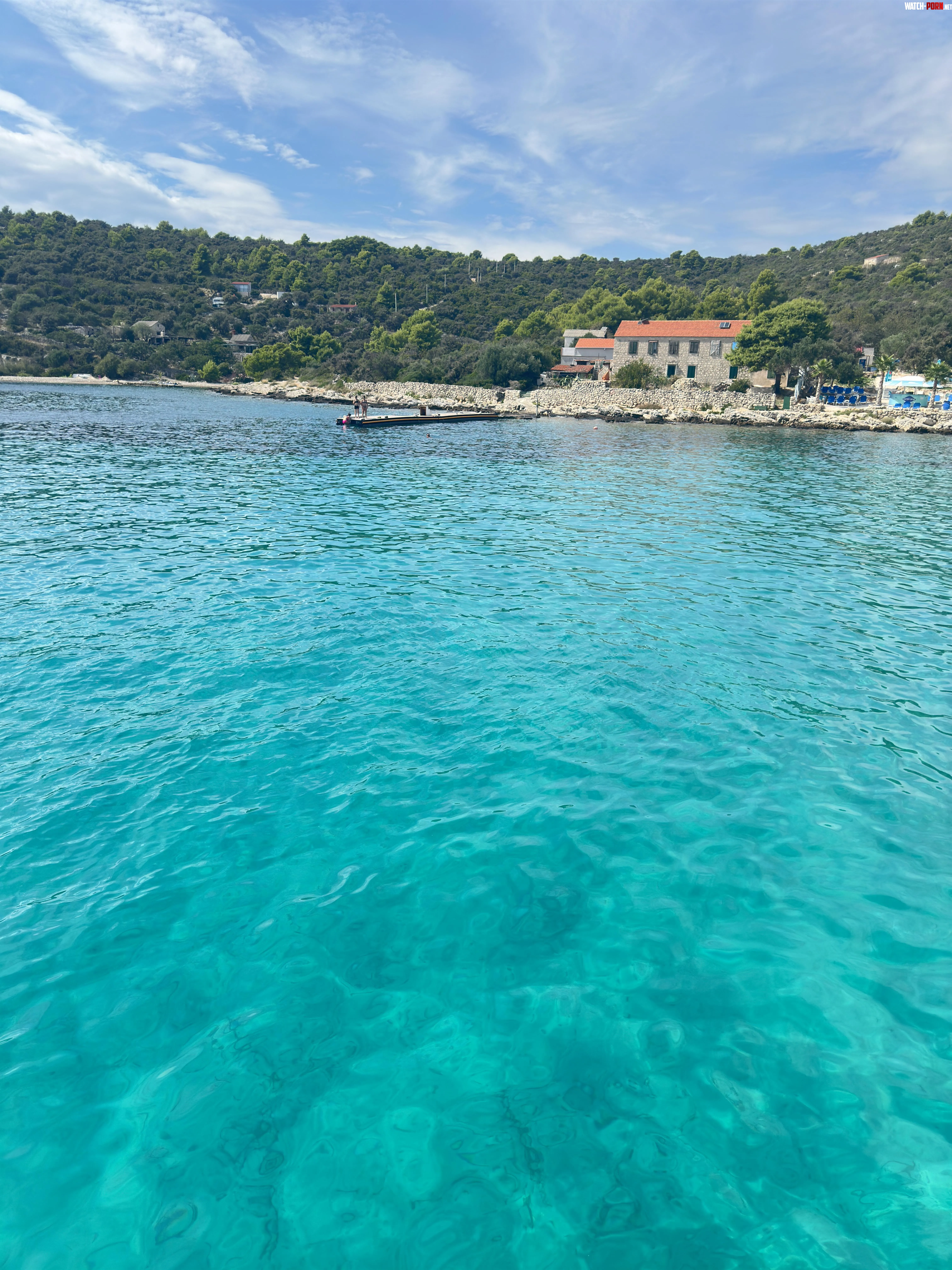 The blue lagoon in Croatia by noraoh