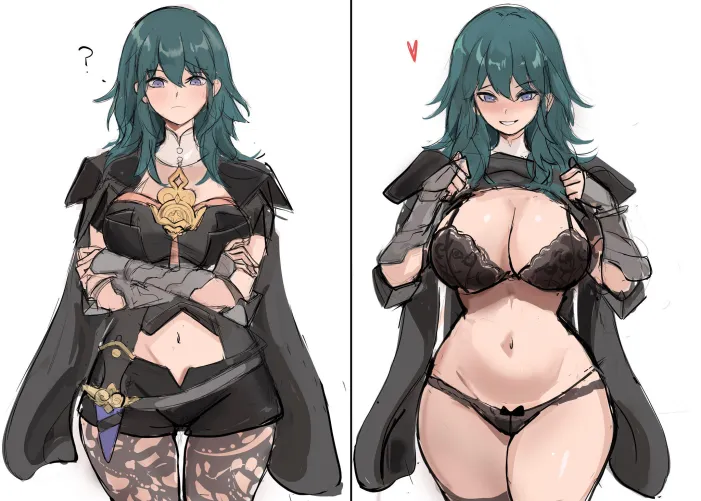 Thumbnail Seductive Read: 'Byleth Offering Herself' in Dekaihentai Category