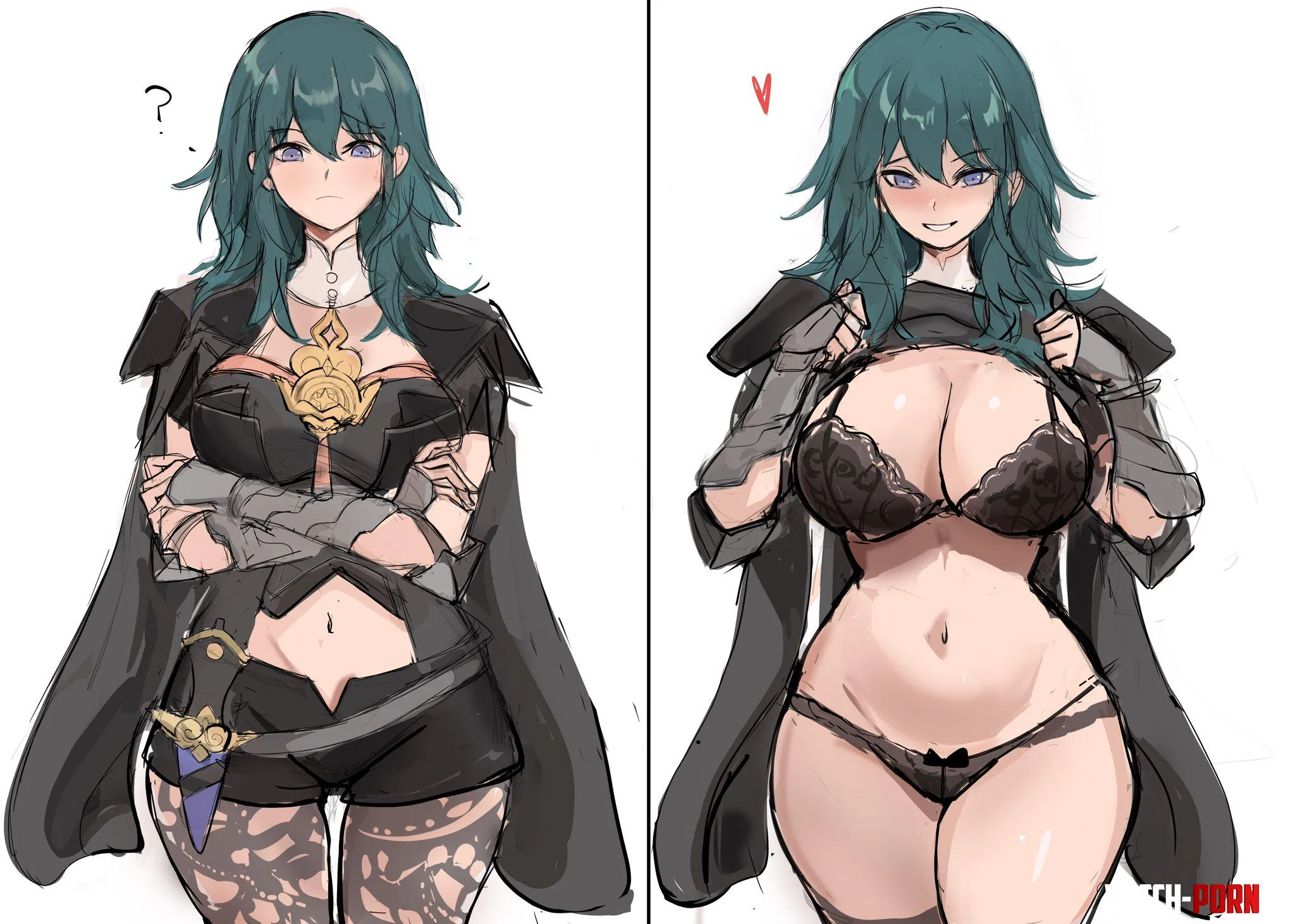 Byleth offering herself by Terran117