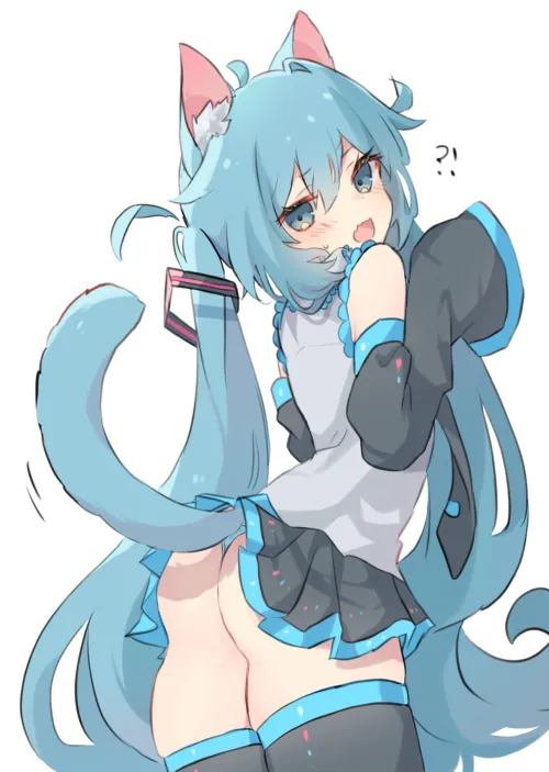 Thumbnail Mikusan, Please Put on Some Cat Ears by marxsander2016 | Nekomimi Category
