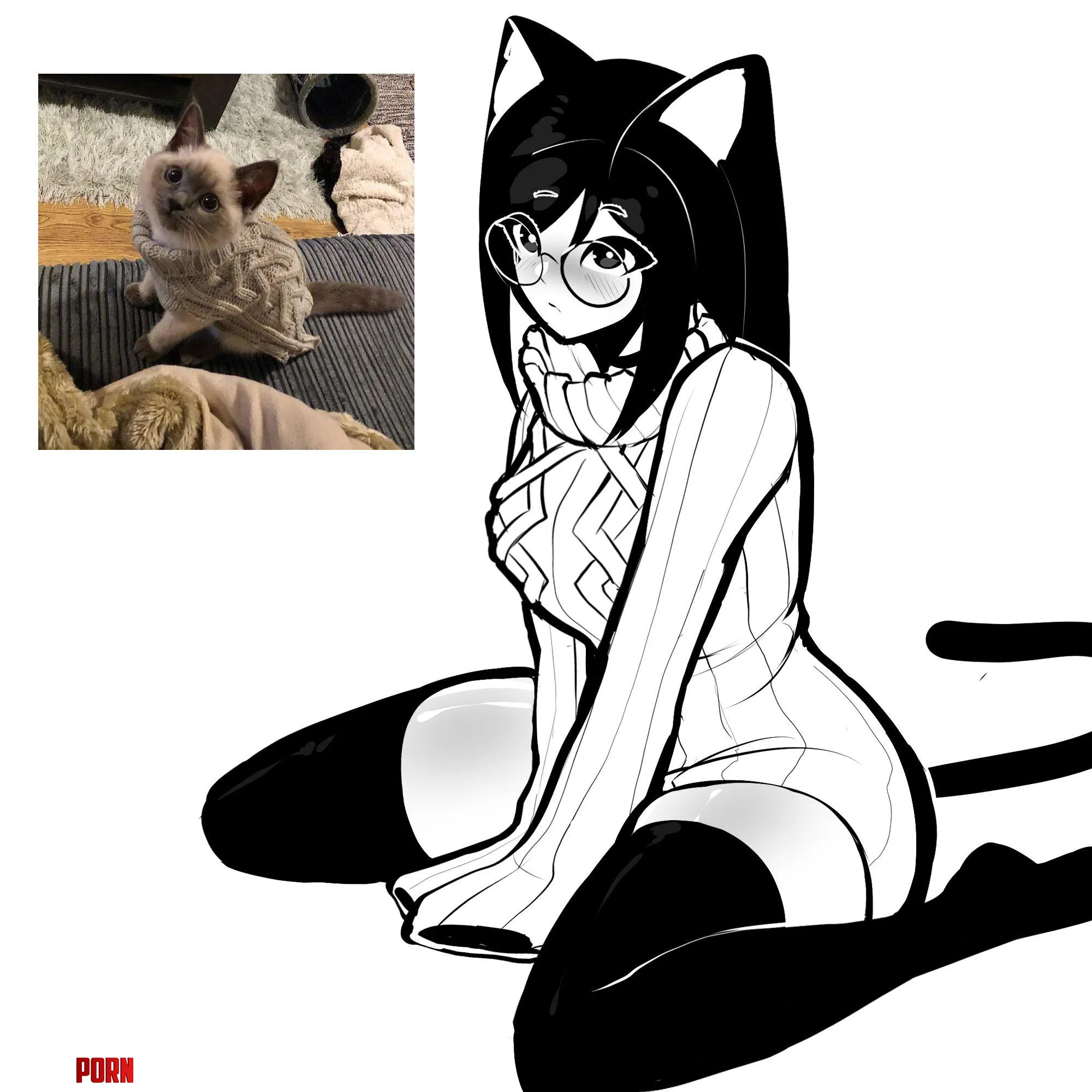Sweater Weather OhJeezItsTekona Artists Original by ZAHANDOGAKIZU