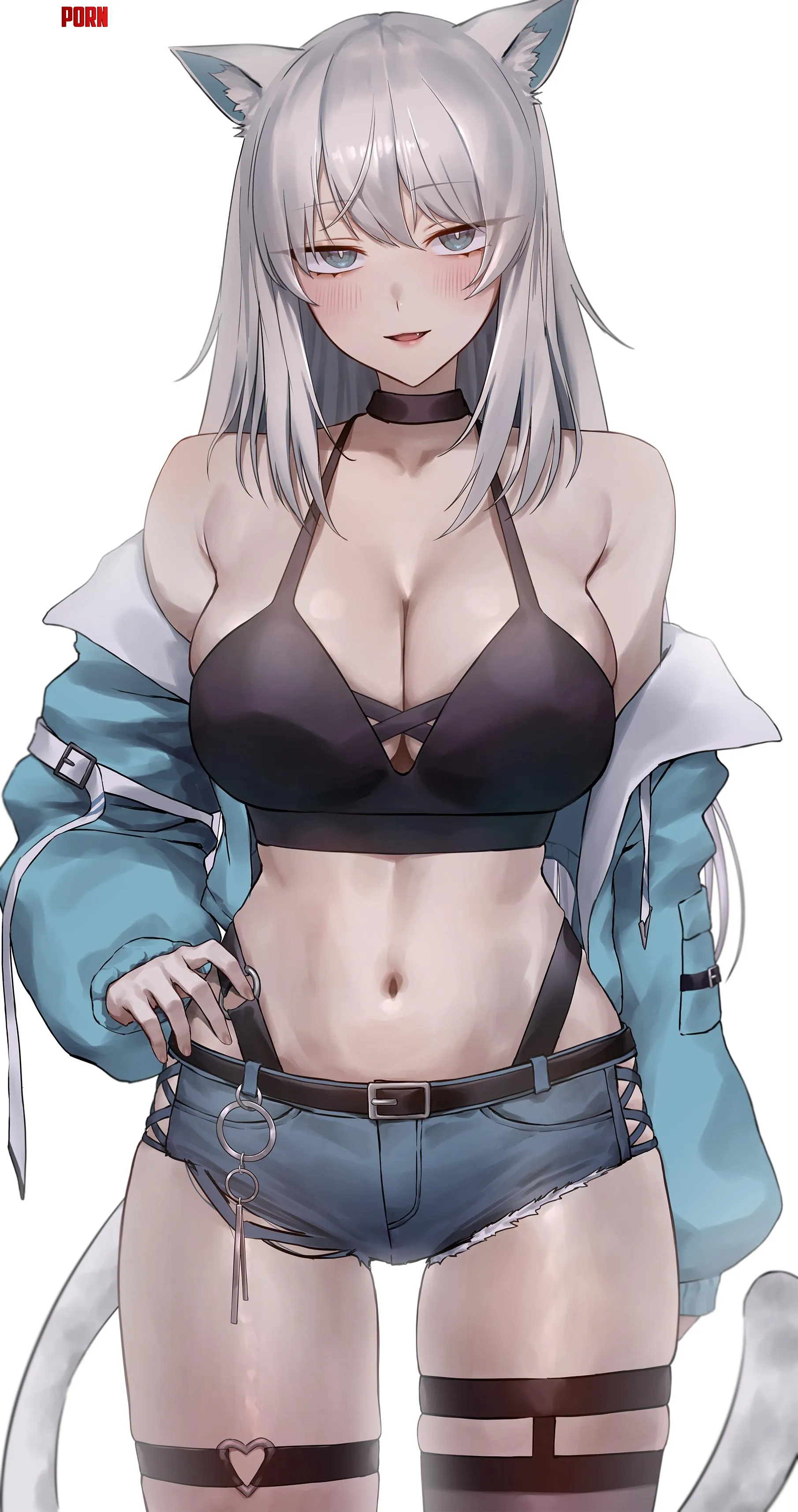 Neko Midriff  by CheetahSperm18
