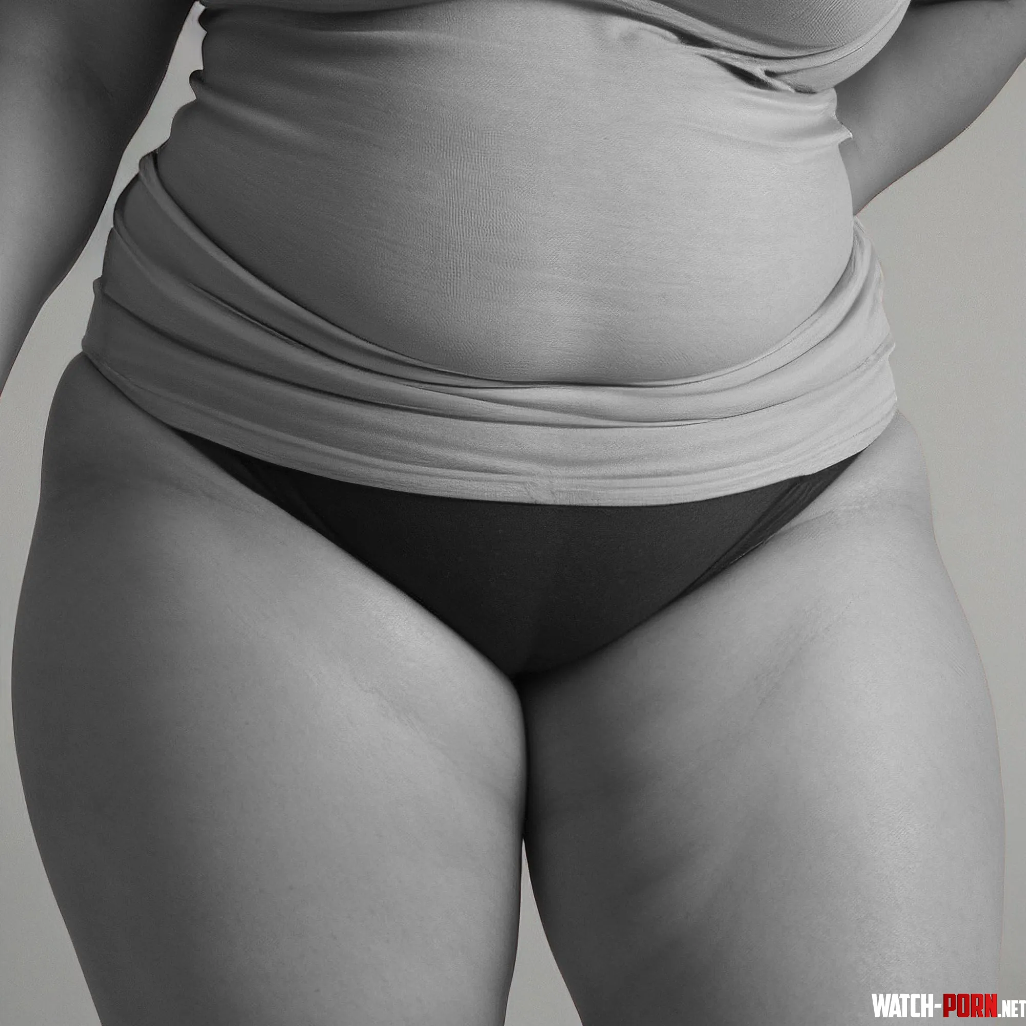 Chubby belly but a phat pussy  by booty_2_shoes