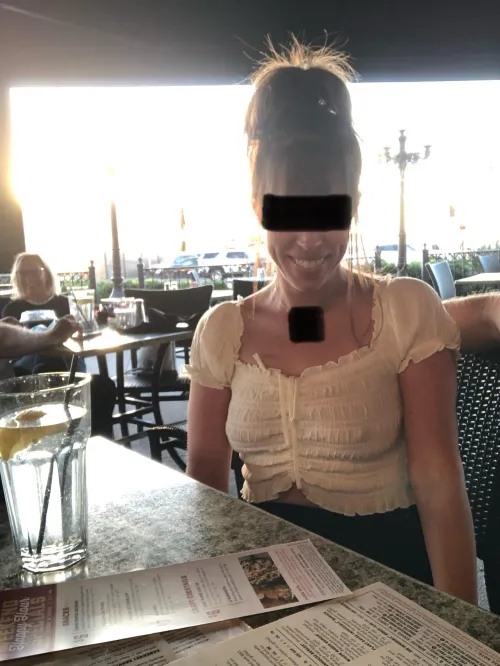 Thumbnail Dining Elegance: San Diego Nights Braless | Responsible_Being992
