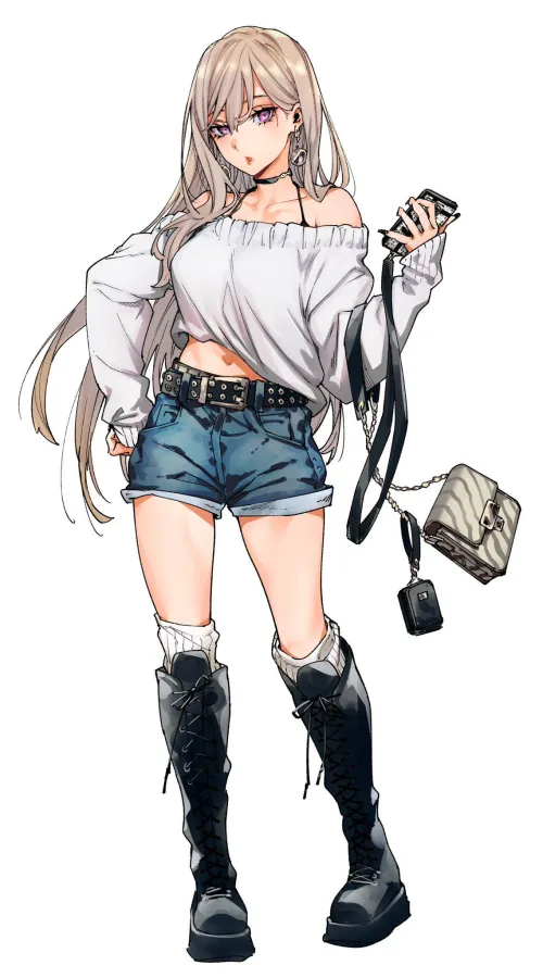 Thumbnail Embracing Gyaru Style: A Closer Look by CheetahSperm18