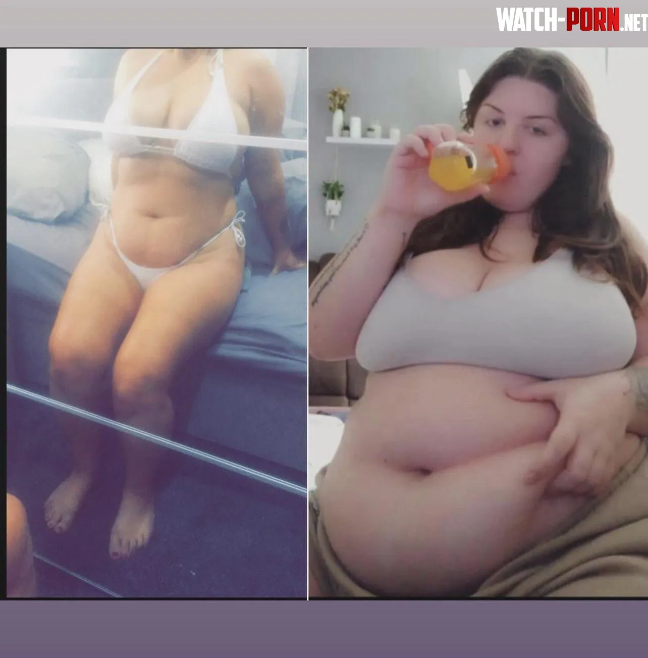 My before and after  by Biggirluk