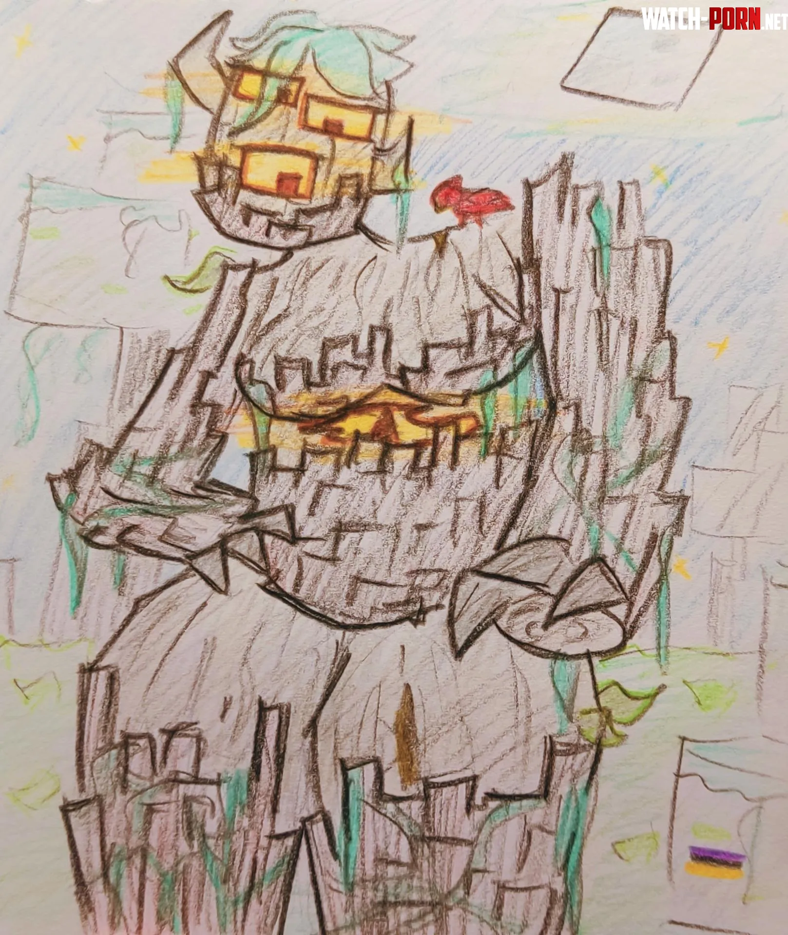 Minecraft creaking by ErzhanGMD
