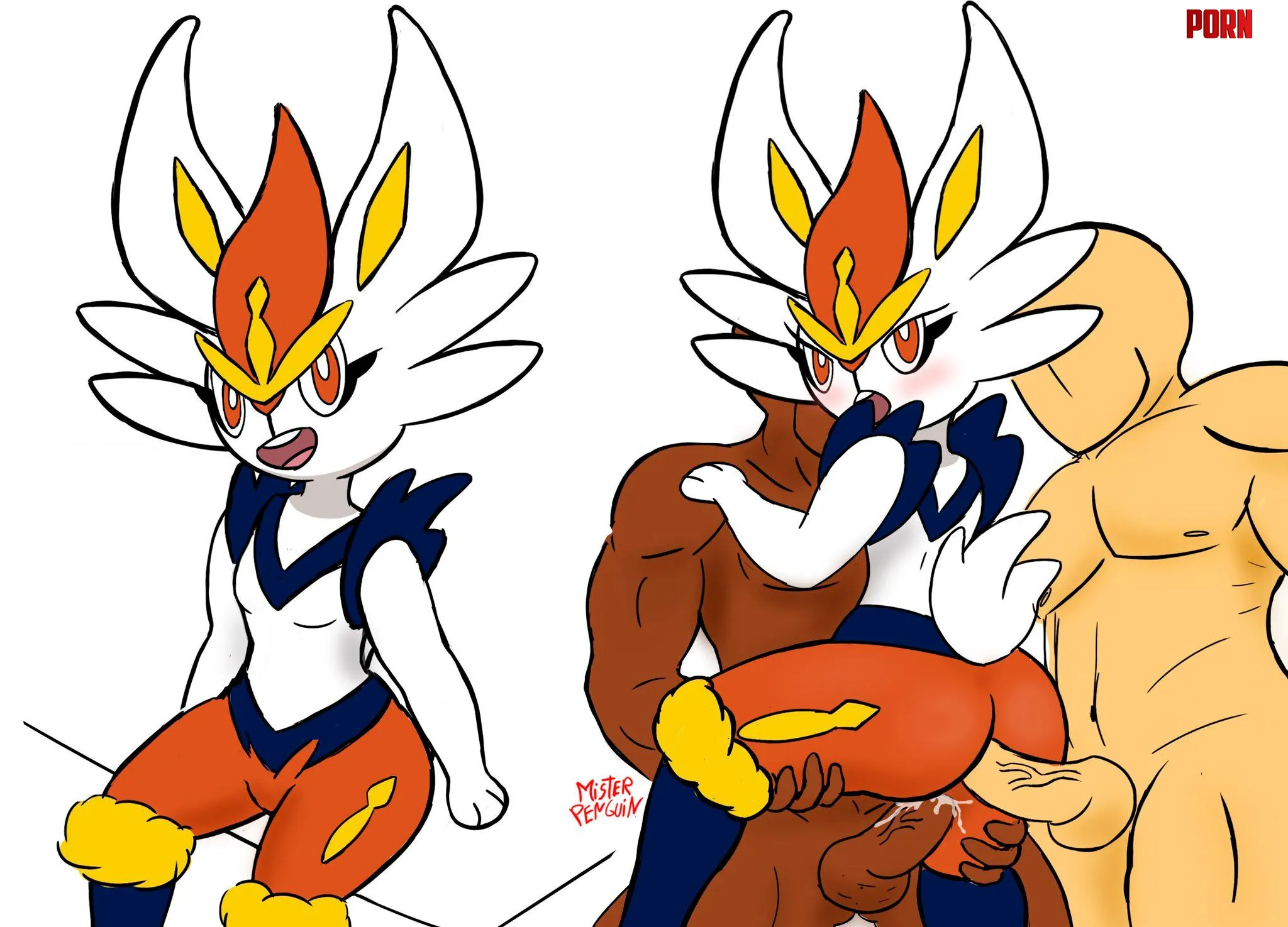 Cinderace  artist  Mister pengui  by EquivalentGas3739