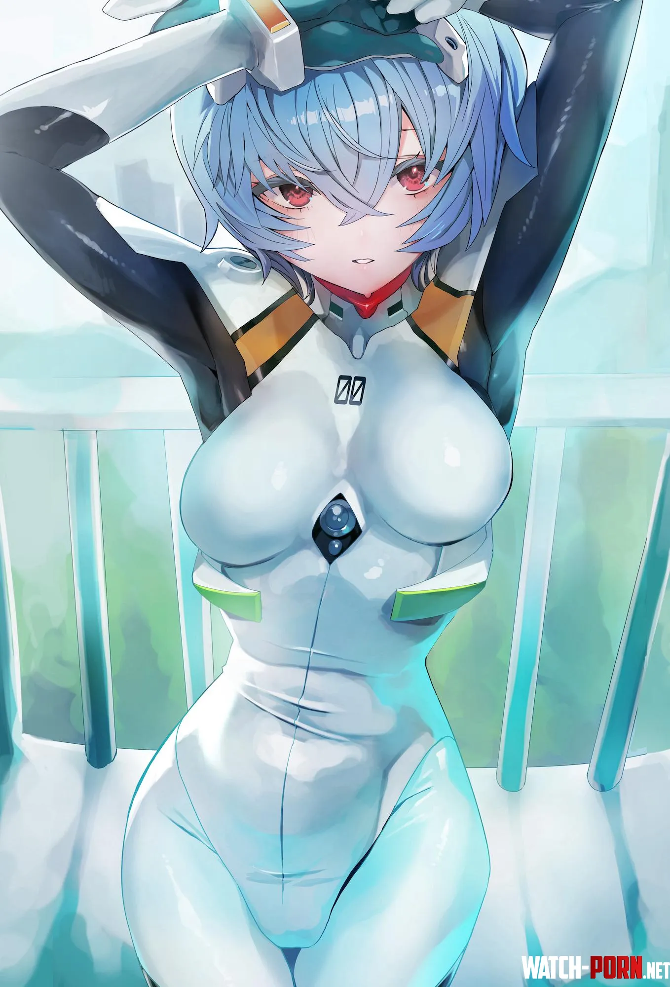 Rei Ayanami Evangelion by CheetahSperm18