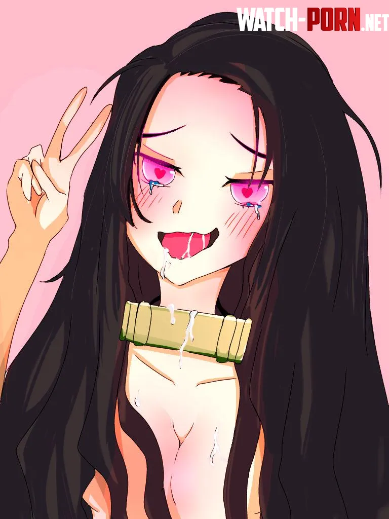 Ahegao Nezuko beautiful  by MissDelita