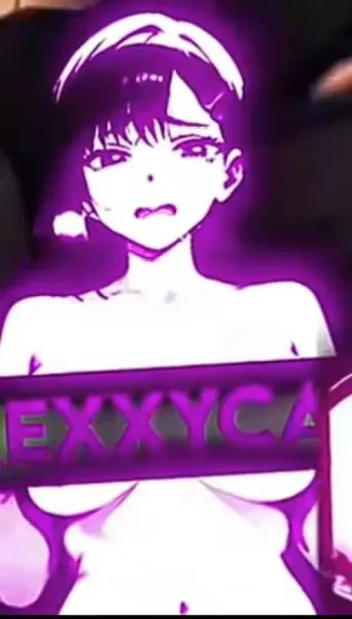 Thumbnail Color 1girl large breasts looking at viewer bangs purple filterglow EXXYCA bare shoulders by kei-kazuki