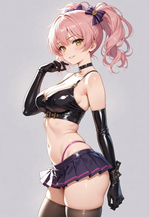 Thumbnail Mika Jougasaki's Allure: An Anime Midriff Showcase