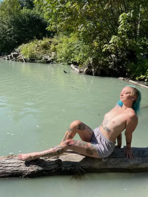 Thumbnail Soaking Up the Sun Like a Lizard by tattedlilslut | SceneGirls