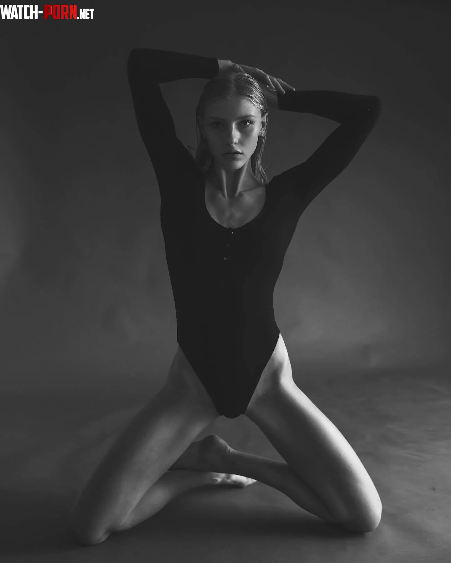 On her knees by [deleted]