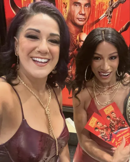Thumbnail Bayley and Mercedes Mon: A Dynamic Duo in WrestleFap by SheetAcrobat