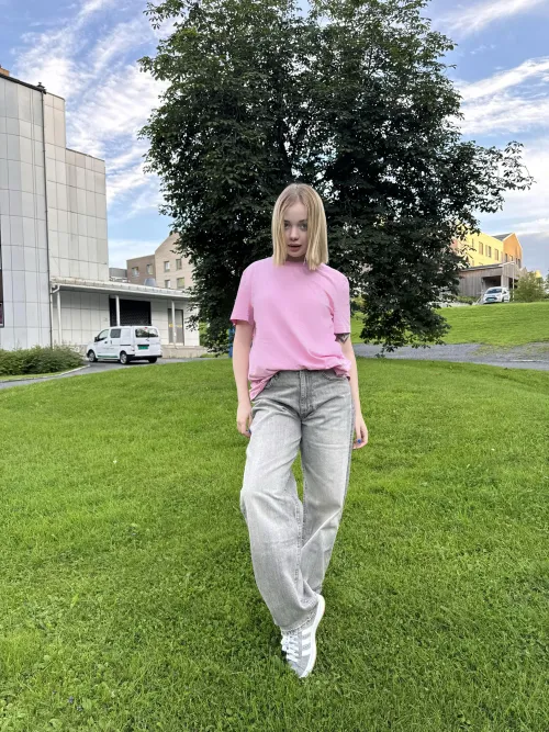 Thumbnail Denim and Pink Combination Love | JenniSunshine7 Style