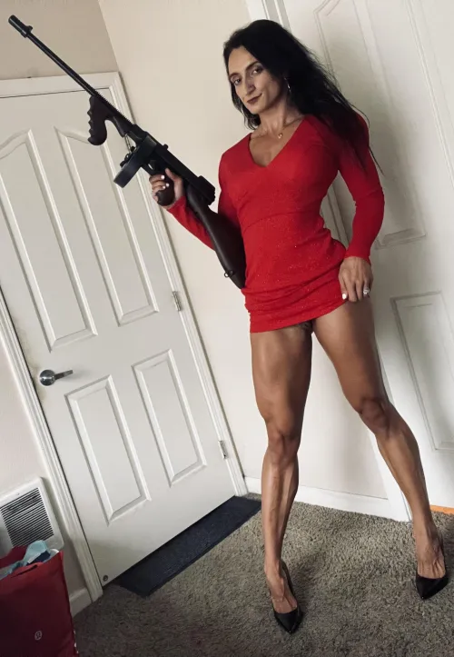 Thumbnail Dressing Up with the Tommy Gun: Stylish Firepower with Pigtailsandwolfears