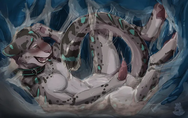 Thumbnail In His Lover's Loins - Male Furry Cock Vore Art by MRWTR_take_lik | Vore Category