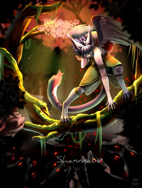 Thumbnail In the Haunted Forest: A Furry Adventure by Shanmabe-art