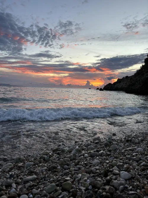 Thumbnail Albanian Sunset: Beach Beauty Unveiled by Icy-Celebration1747 | beach