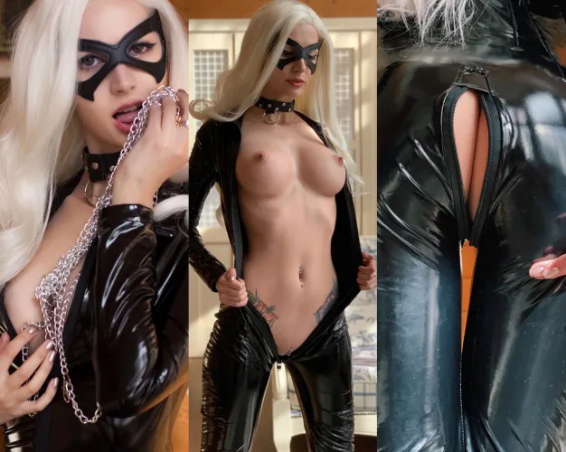 Thumbnail Embrace 'Black Cat Purple BitchMarvel' Cosplay by im_purplebitch