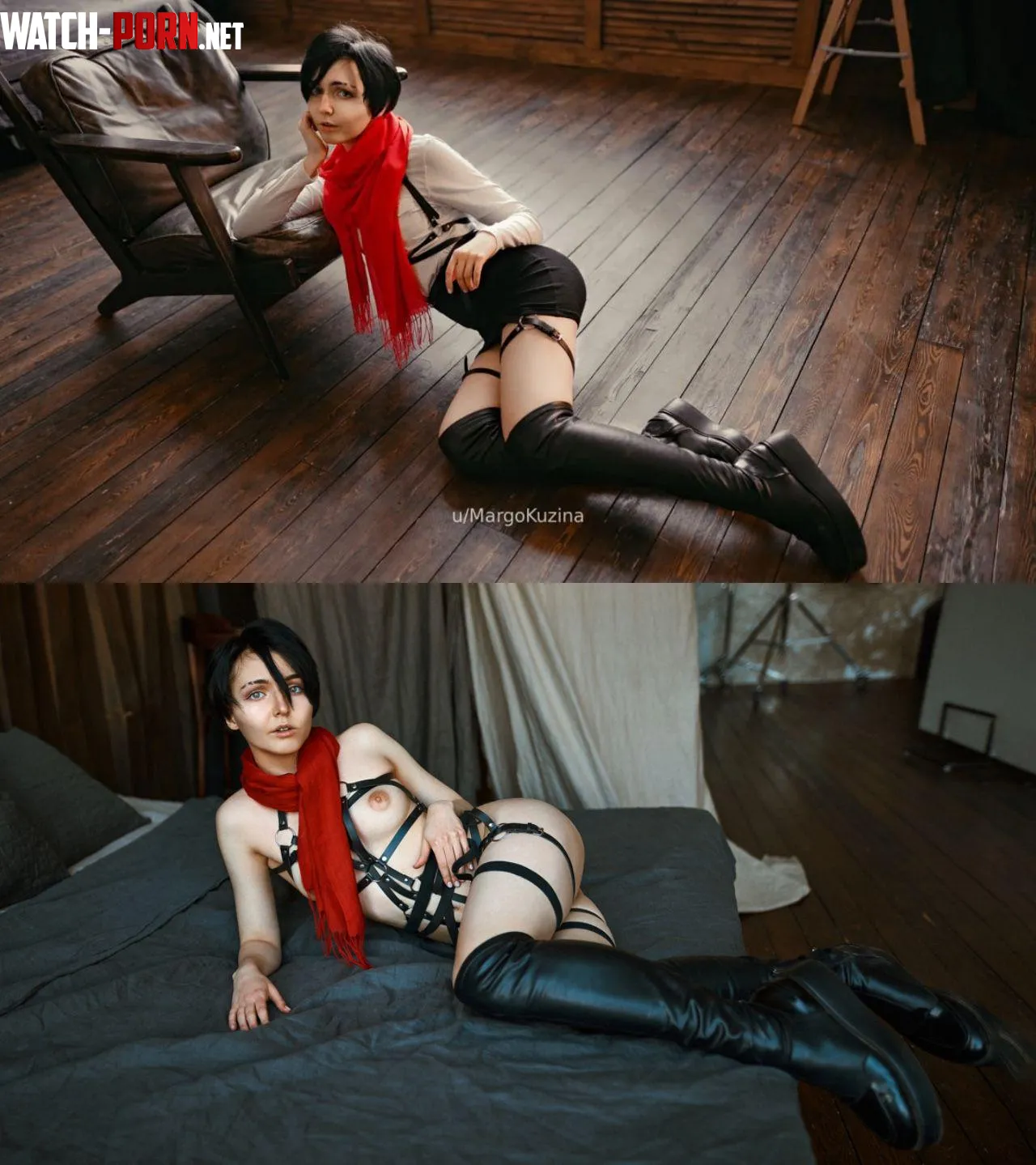 Mikasa Attack on titan by me by MargoKuzina