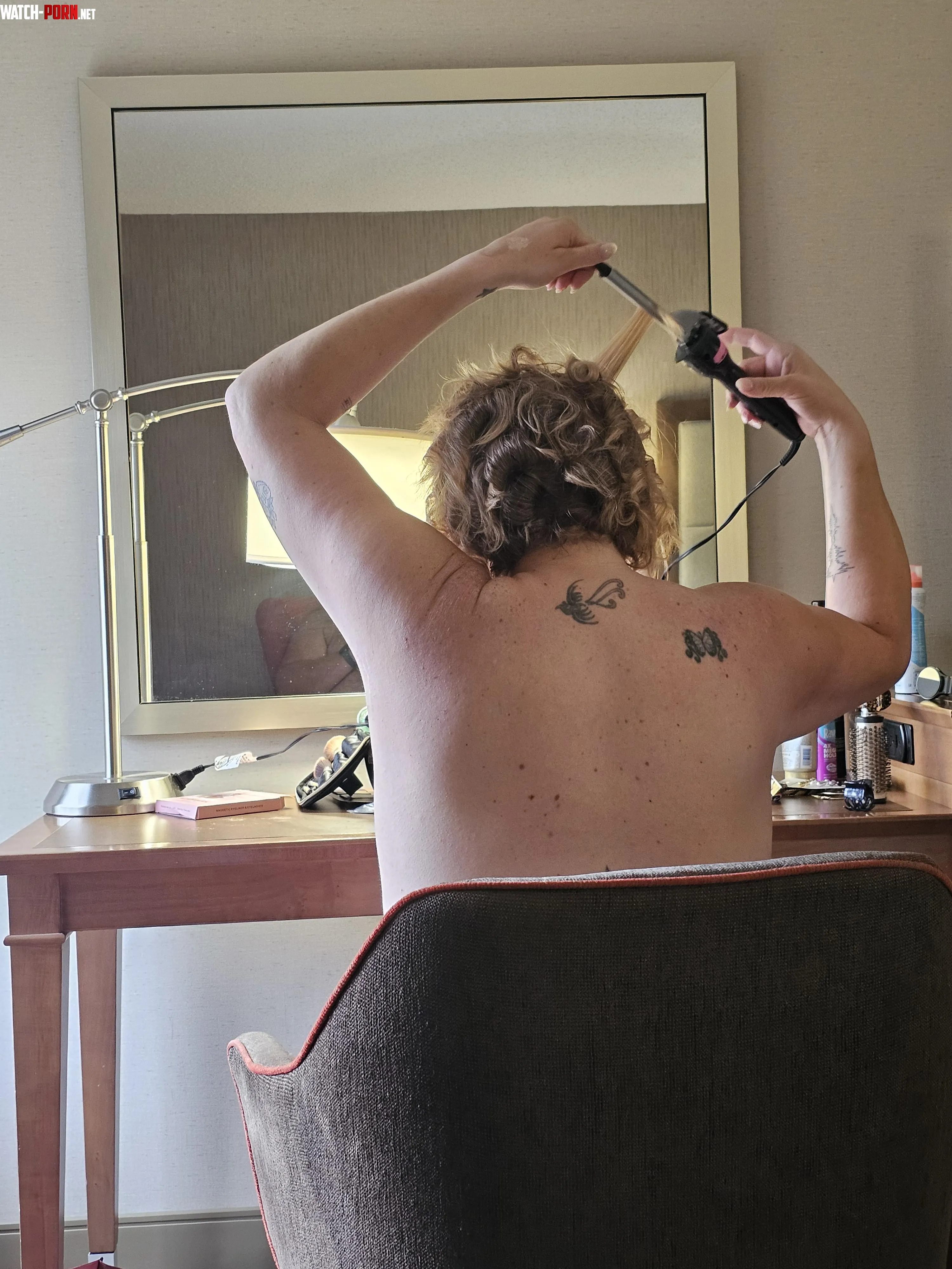 Wifey getting ready for the night by Kinkycpl9900