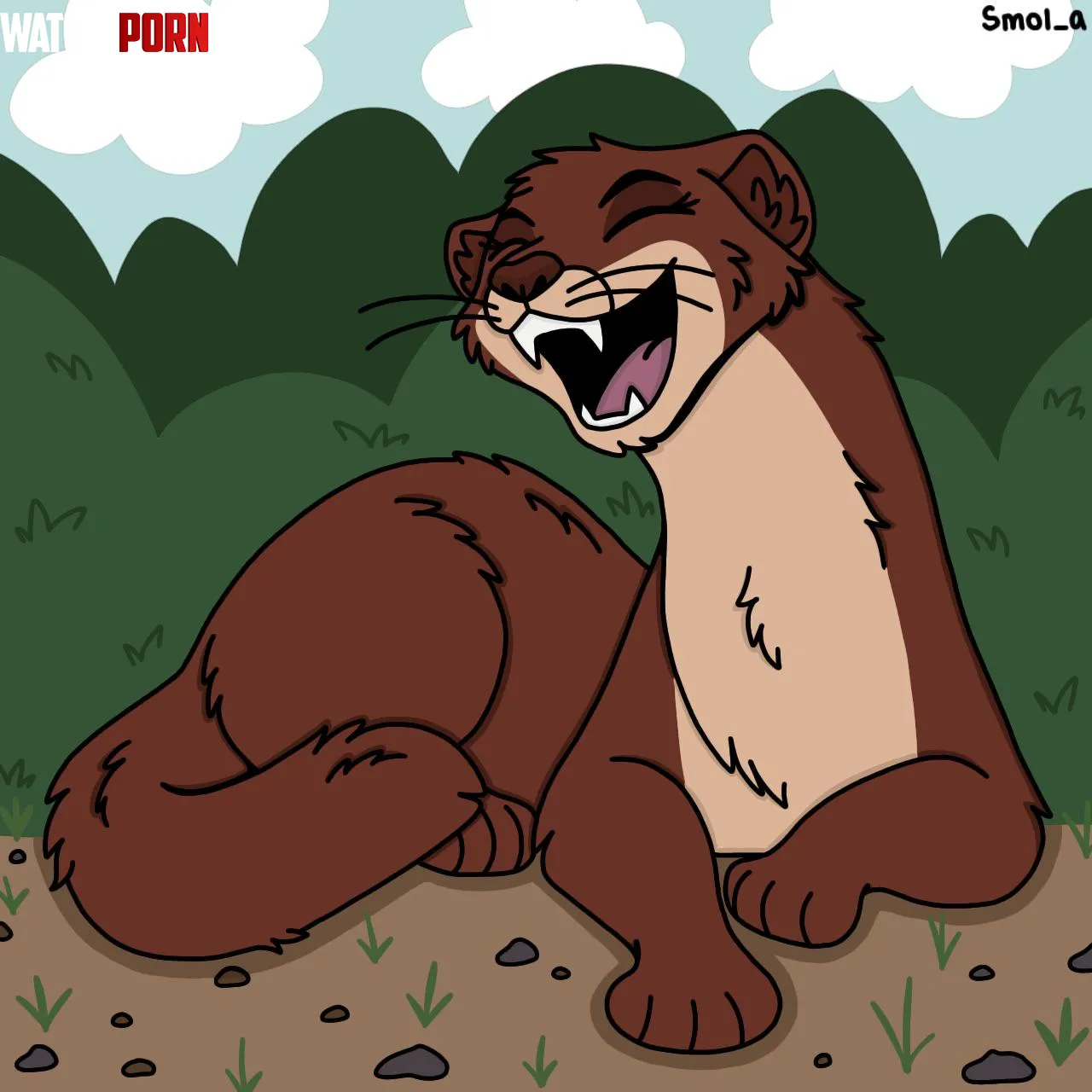 Weasel From The Animals Of Farthing Wood by Smol-Alicia