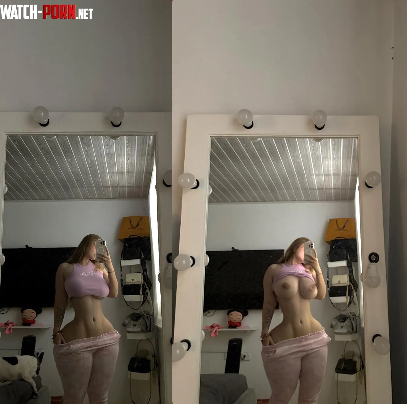 Feeling happy with my boobs  by FruityDoe