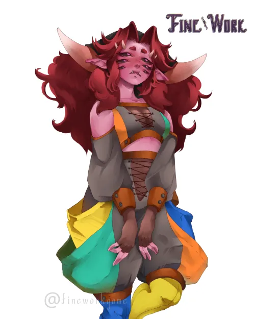 Thumbnail Marr is Looking Stylish in MonsterGirl World Today - Oc by Samtethys