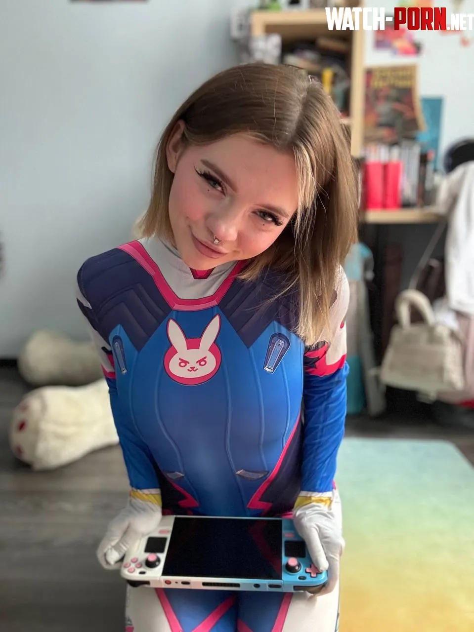 Dva wants to tell you a secret F by HotnessAdorableQueen