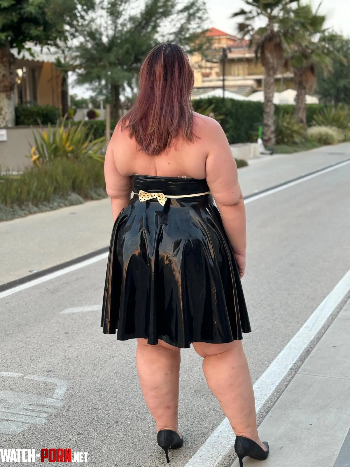 Summer and latexdress by Misslatexangel