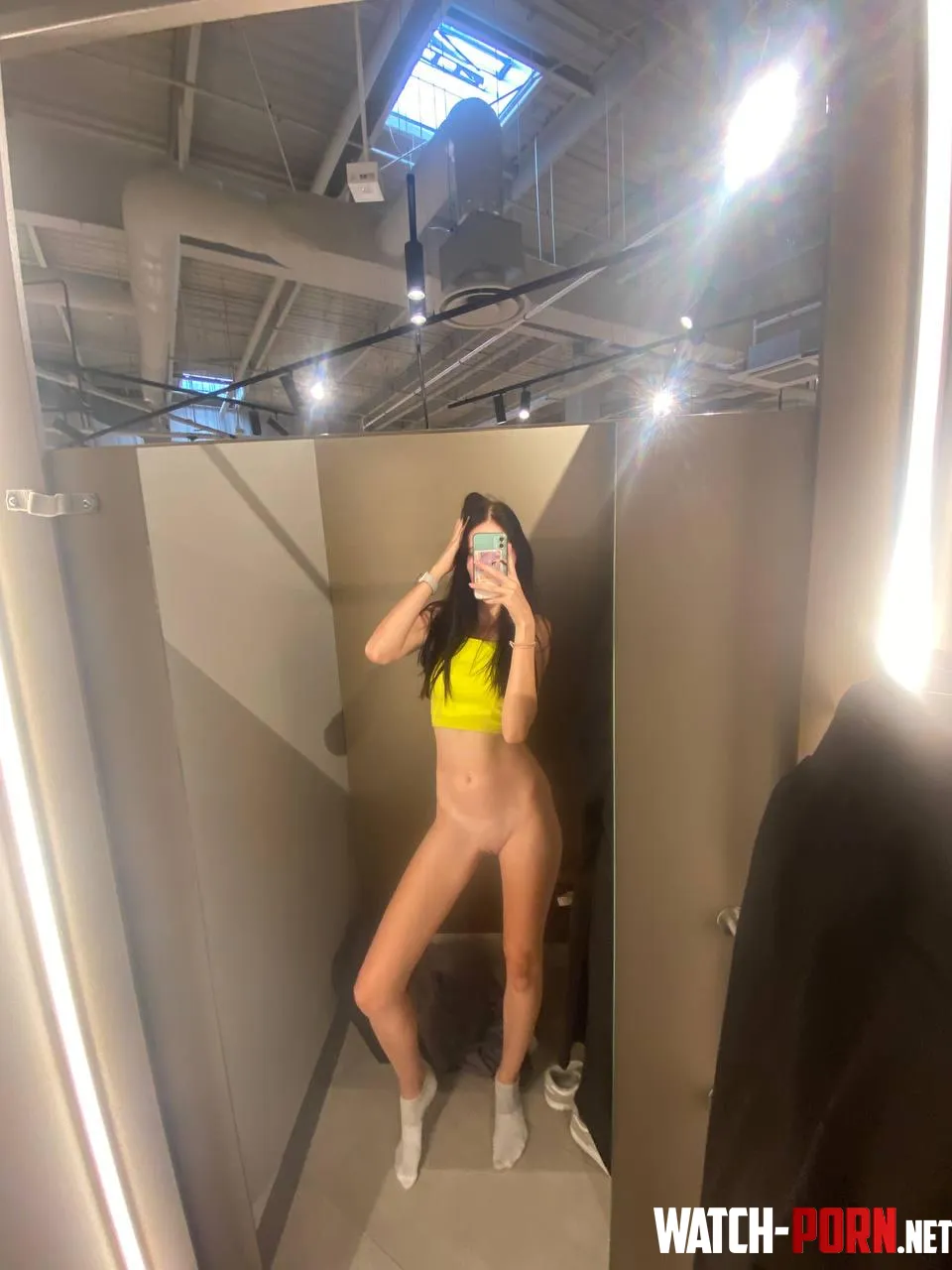 Fitting room fun I could use some company  by liajane18