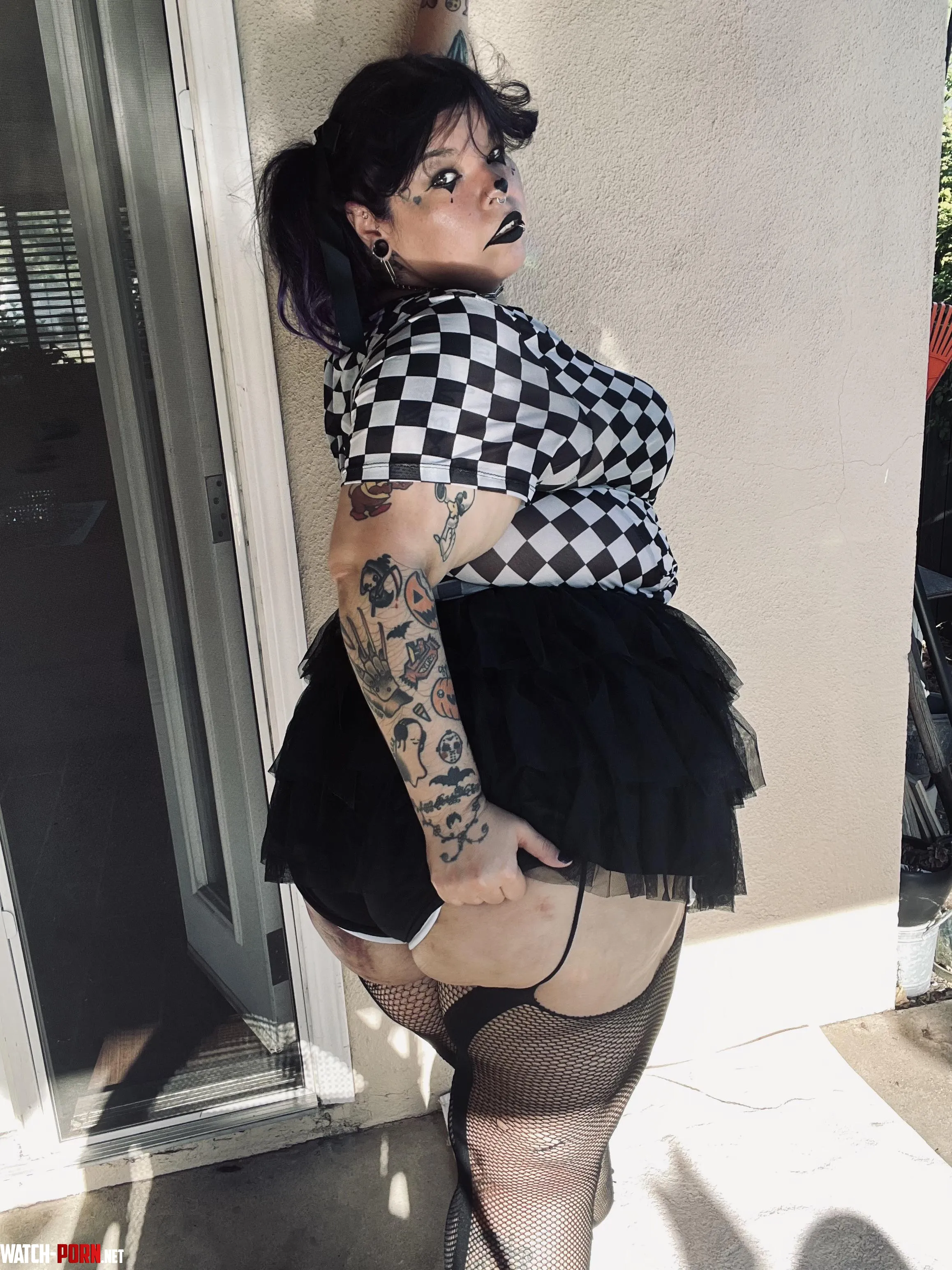 Spooky Emo Clown by LunaCeleste13