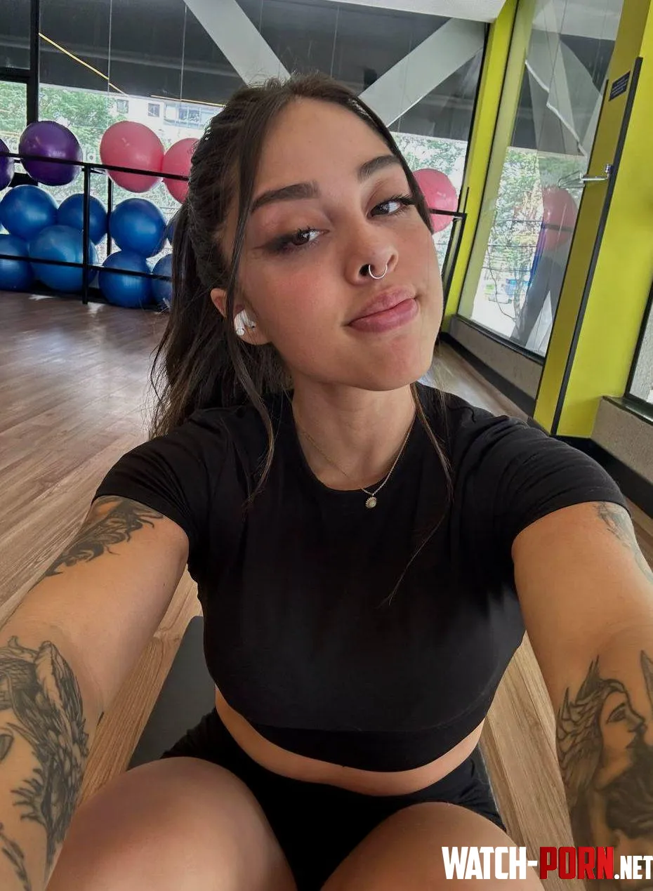 sweaty at the gym but I look so cute in this fit by BellaFits