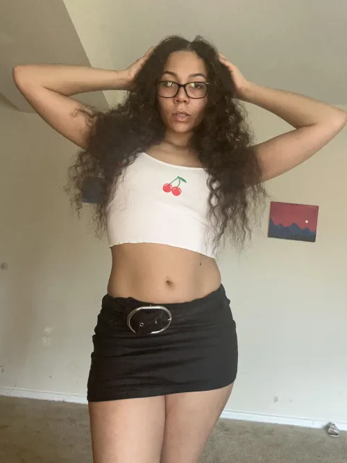 Thumbnail Chothymies Rocks a New Cherry Crop Top: Croptopgirls Edition