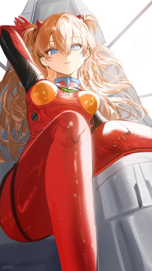 Thumbnail Dive into Asuka's Anime Bodysuits in Evangelion