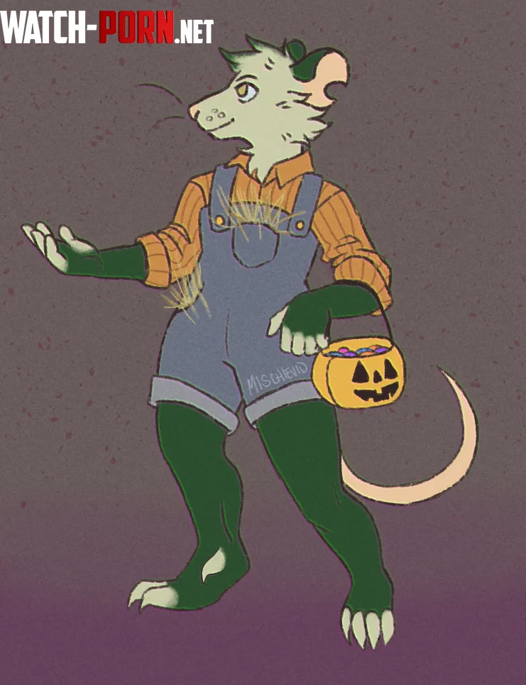 Happy Halloweeeenerrrr  art by me  by Mischievid