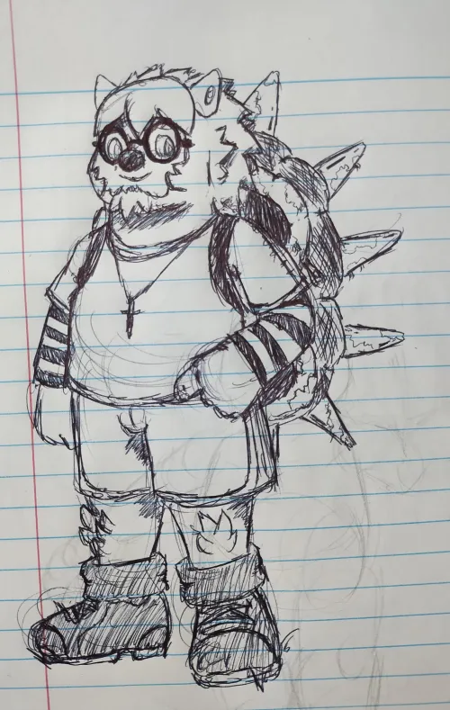 Thumbnail wally_graham's Furry Journey: Inktober Day 1 Submission