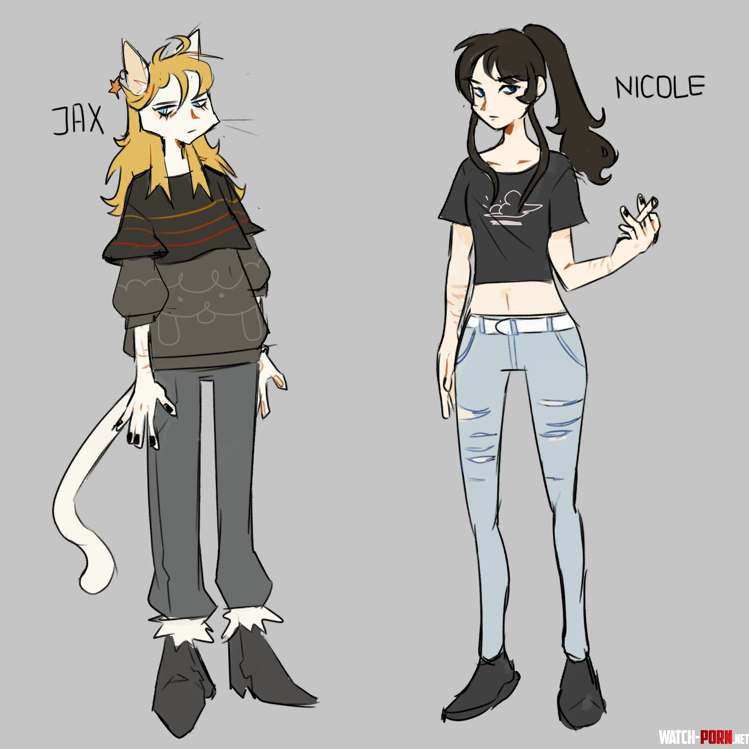 my oc has the same personality as nicole from class of 09 art by me by tulanqqq