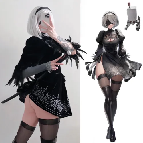 Thumbnail Ce_Luna Presents 2B LunaraFawn in NieR Automata: An Exciting Journey in 2Booty