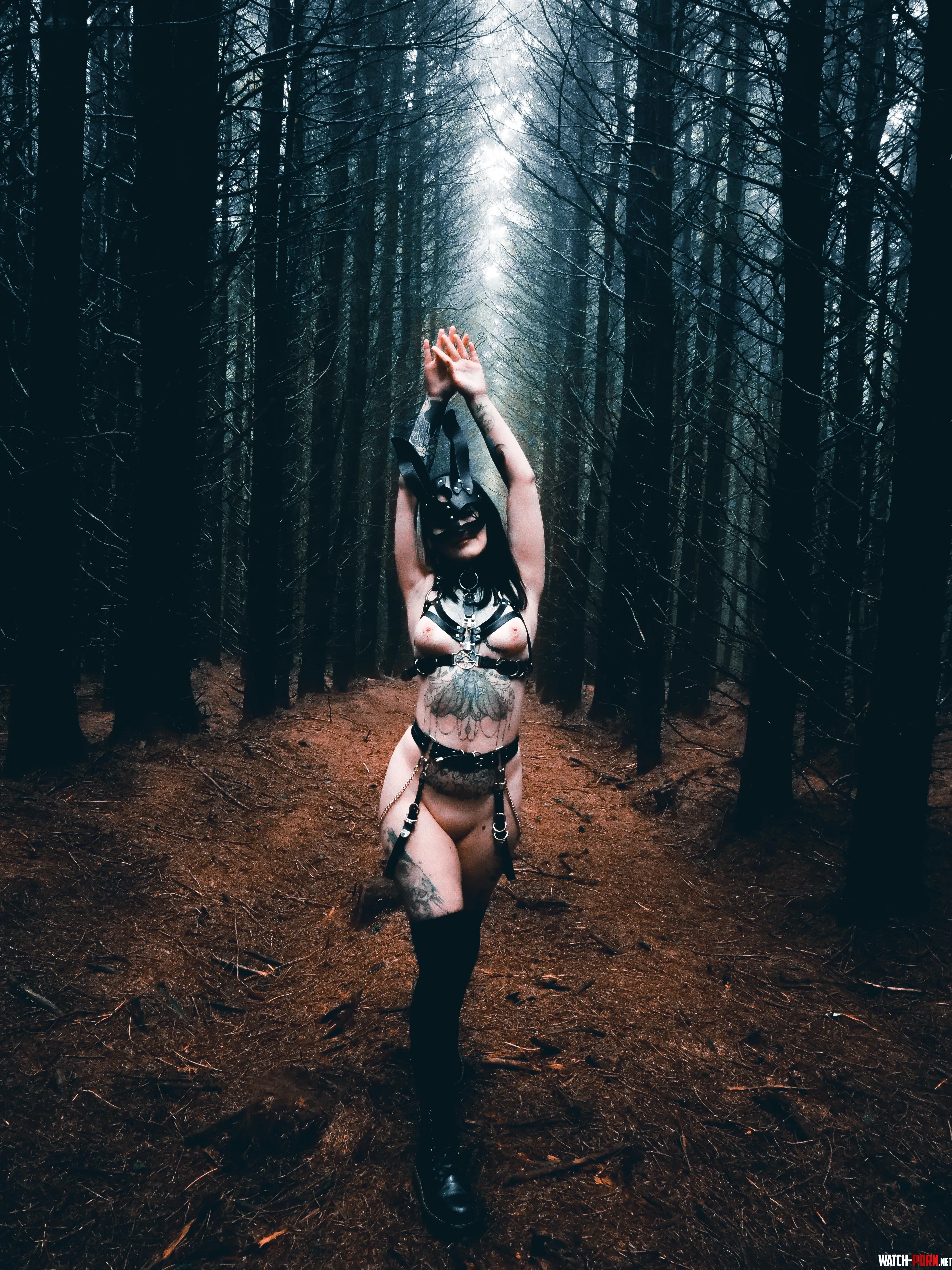 Spooky fun in the woods by Em0ti0nal_Jpg