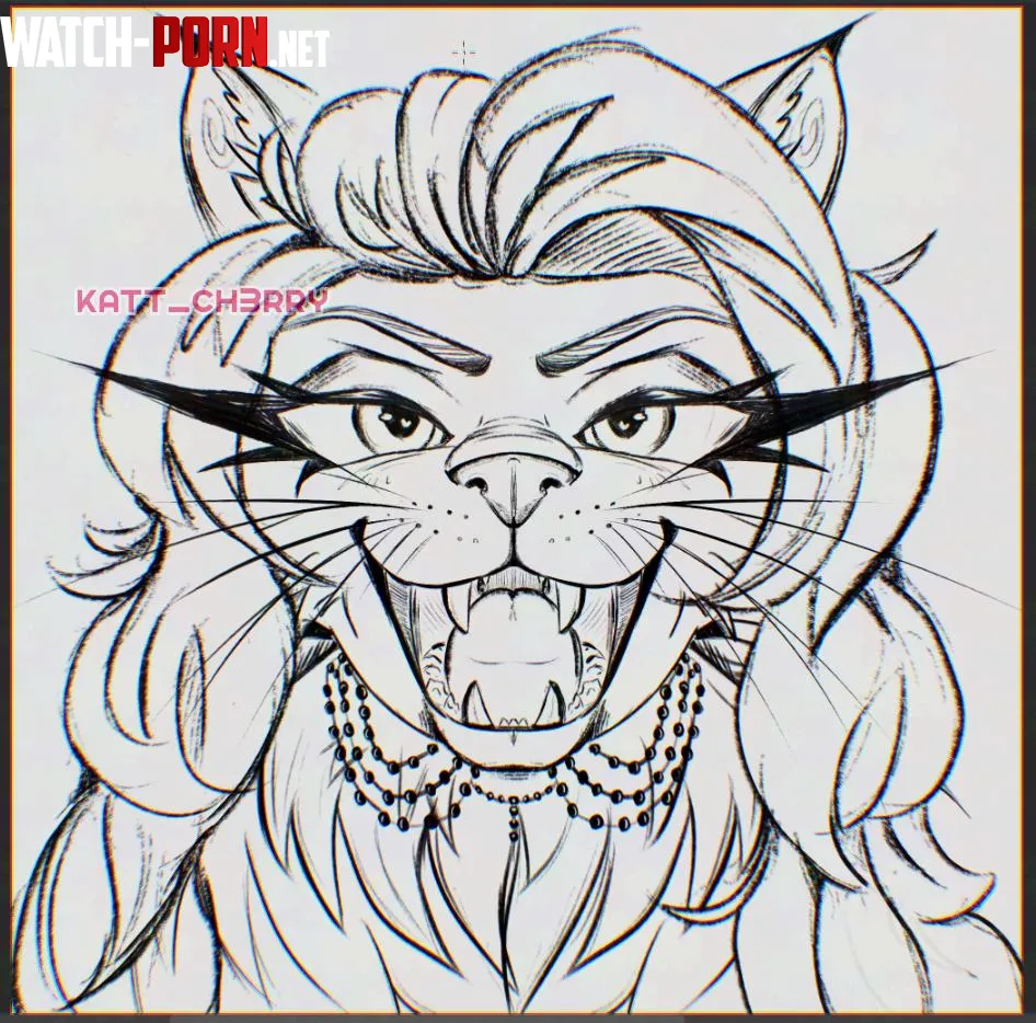 inking WIP for my new spooky month icon by V16ClassyCaddy_art