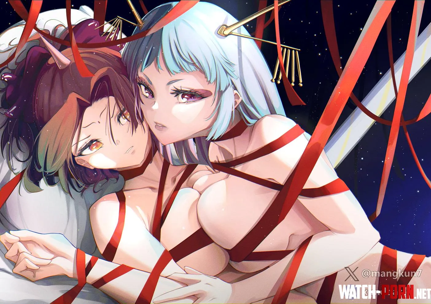 akane and kana after the stage oshi no ko artwork by me by Fine-Lawfulness5518