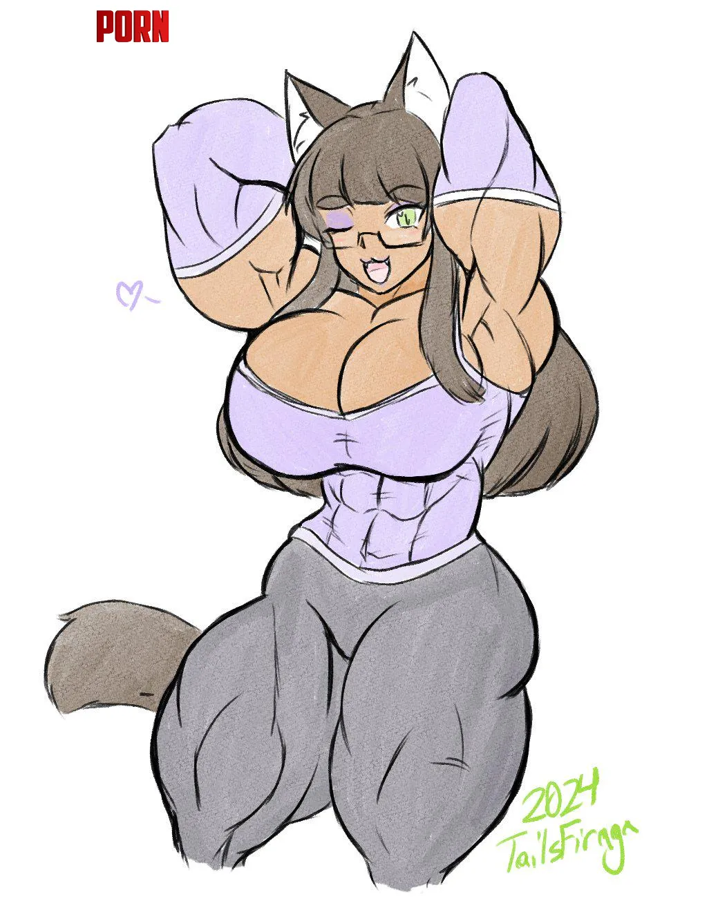 Neko Photoshoot TailsFiraga by TheTMoneyMan