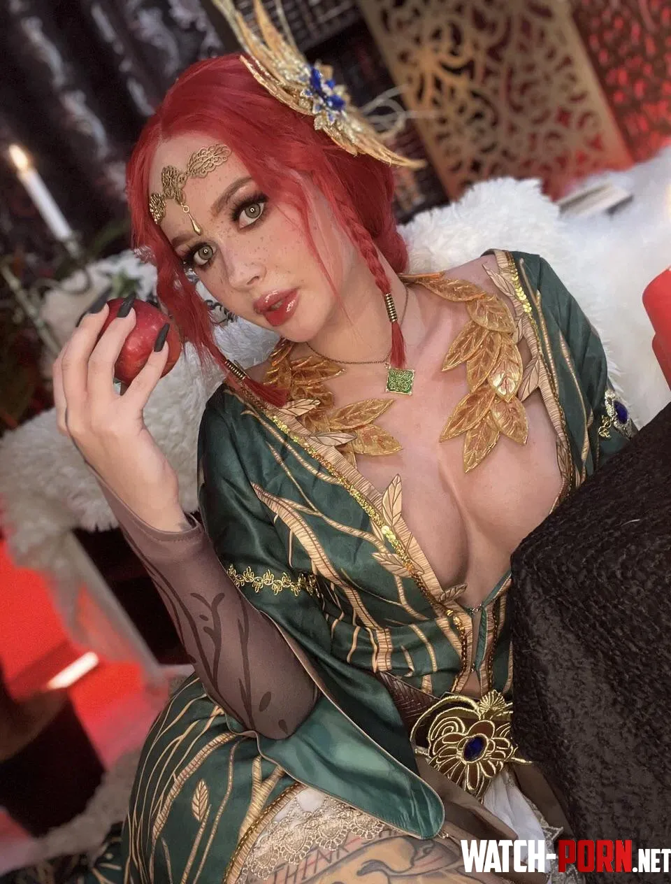 Triss from The Witcher by Purple Bitch  by im_purplebitch