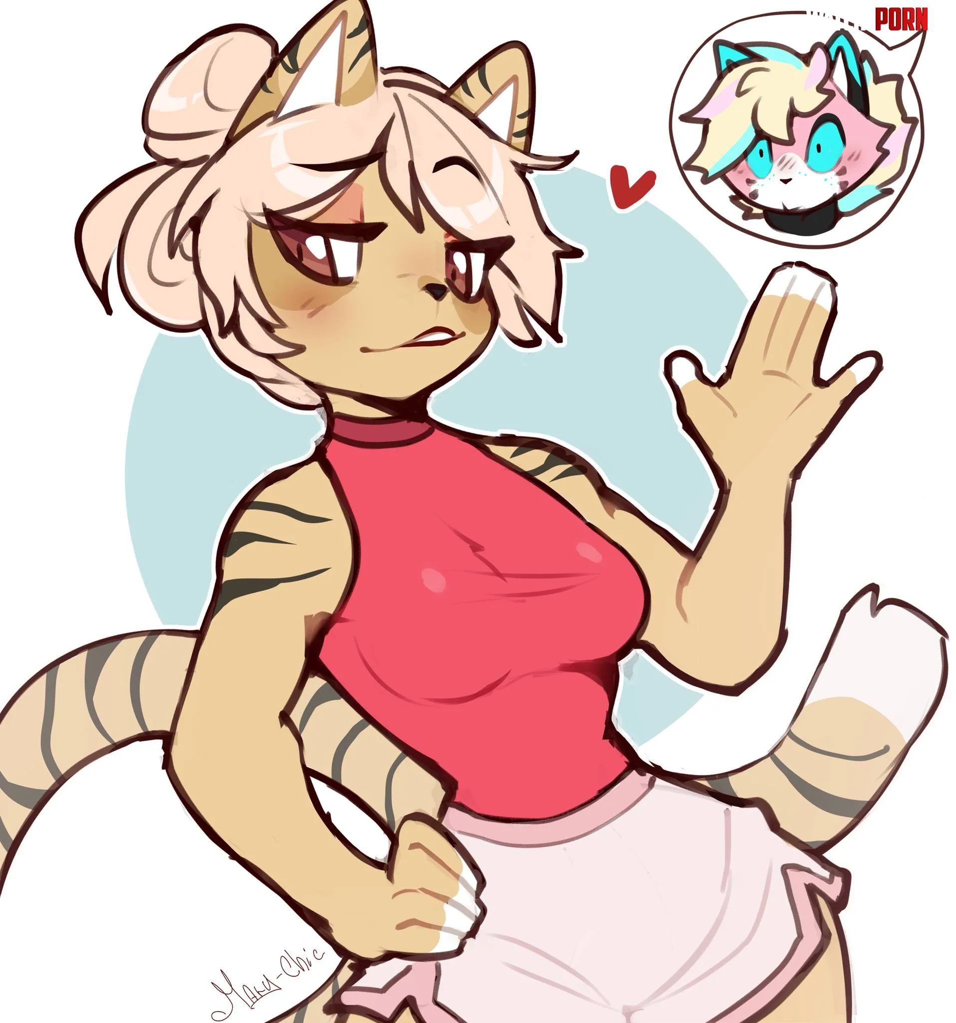 Gift draw done during a stream x3 Art by me by Marychic3908