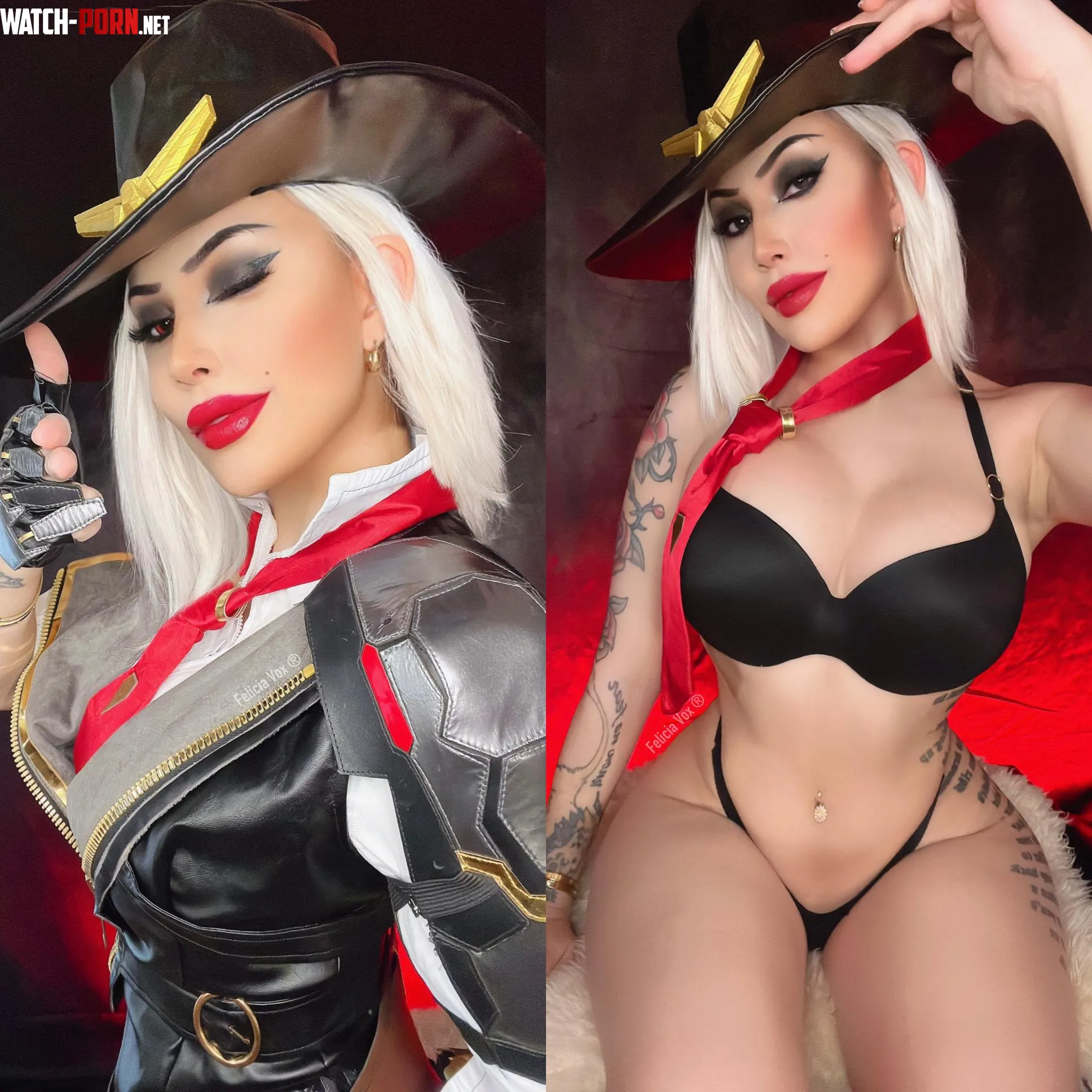 Ashe cosplay from Overwatch by Felicia Vox by FeliciaVox