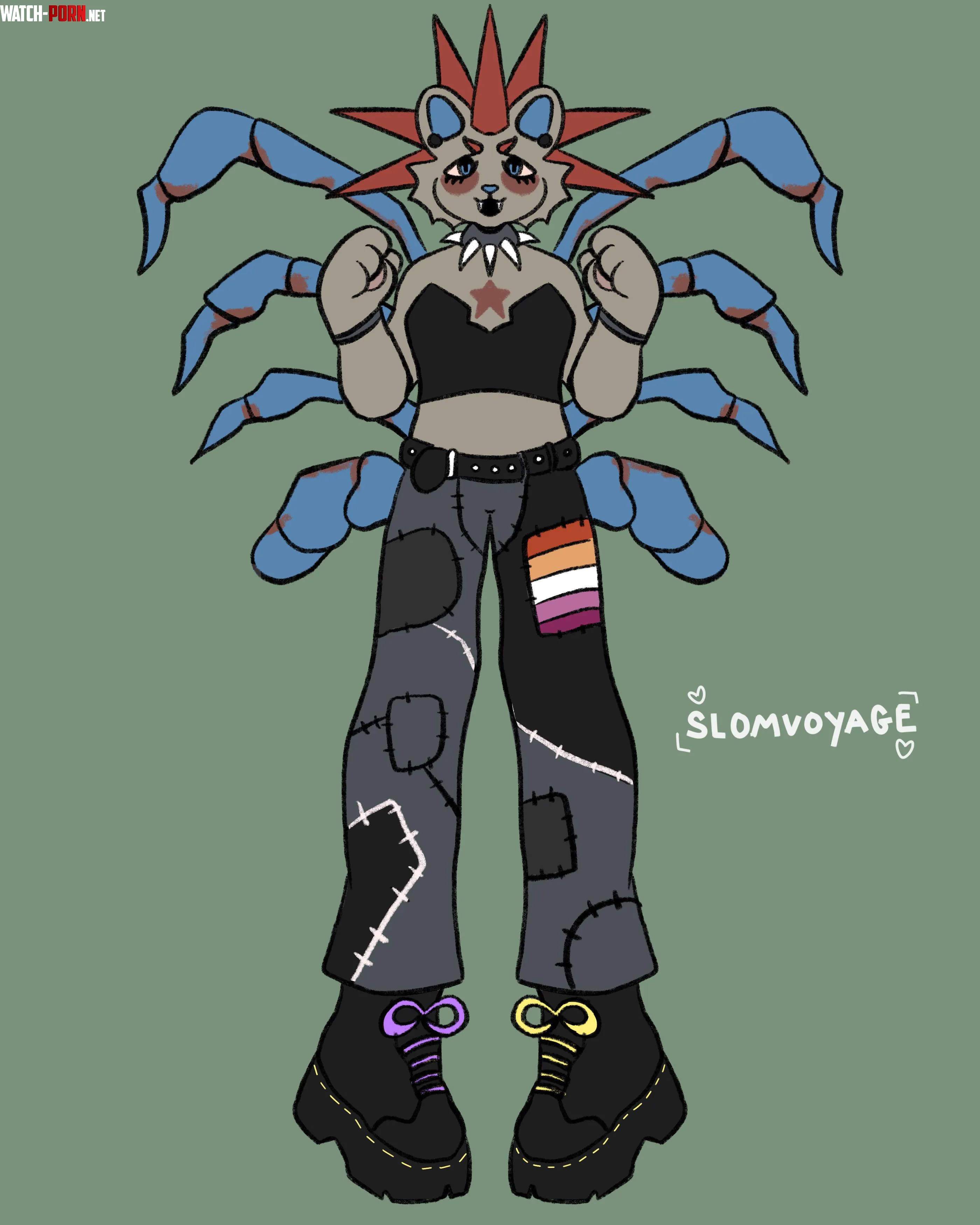 Punk Furry 3  by slommysliders