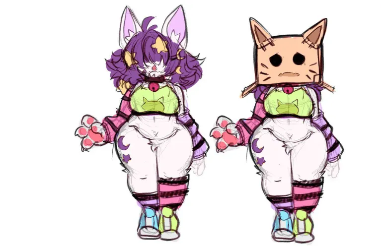 Thumbnail Unique OC Sketches by Bunkoo_Boo in the Furry Category